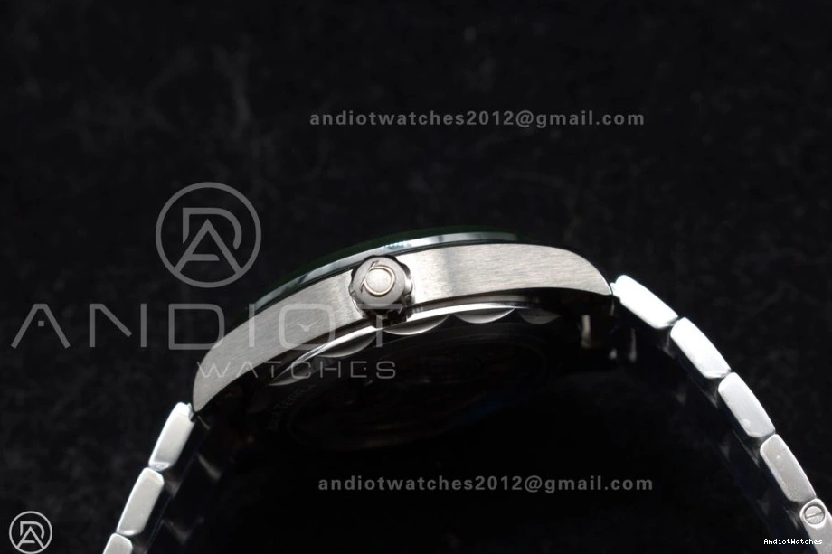 Aqua Super Ceramic SS Edition on Unisex Best Clone GMT 43mm Worldtimer Green A8938 VSF 513 1:1 Bracelet Terra 0417